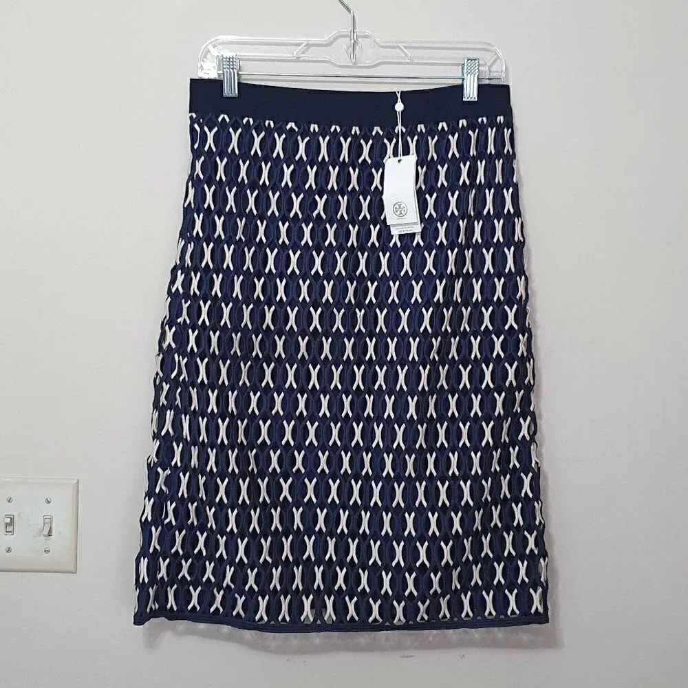 NWT Tory Burch Caroliona Guipure Lace Skirt